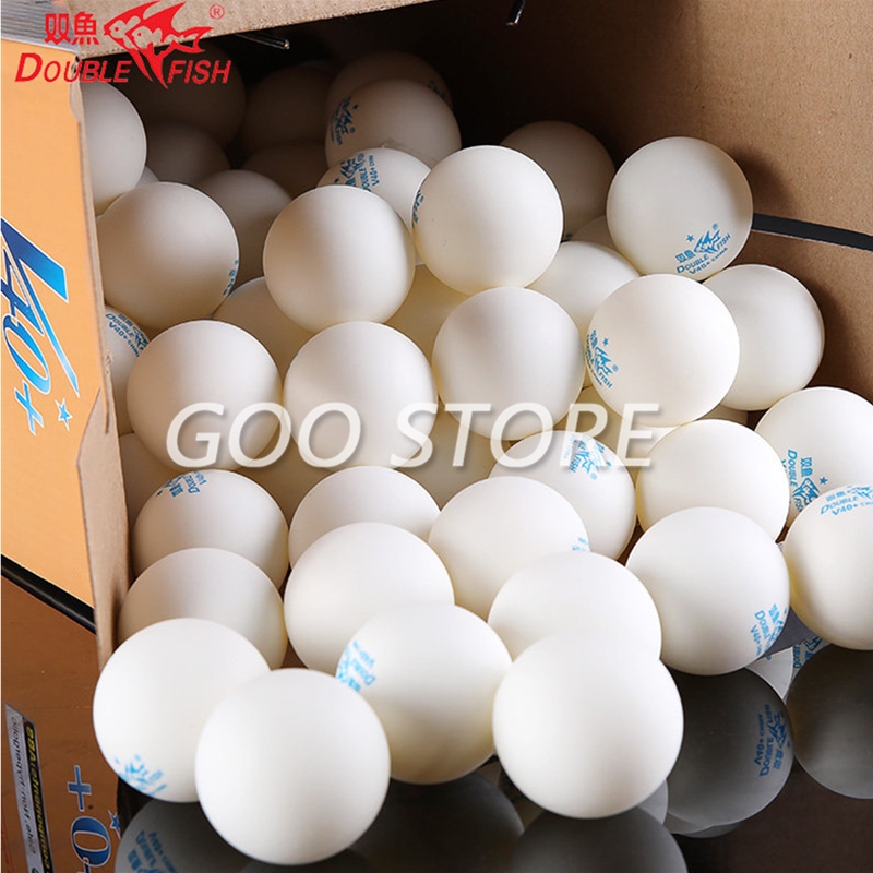 Table Tennis Game Pc - 100 pelotas Double Fish V40+ 1-Star