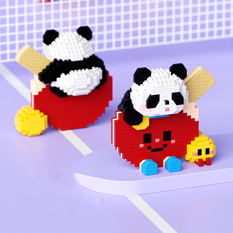 Table Tennis Champion - 2015 lindo Panda campeón raqueta de