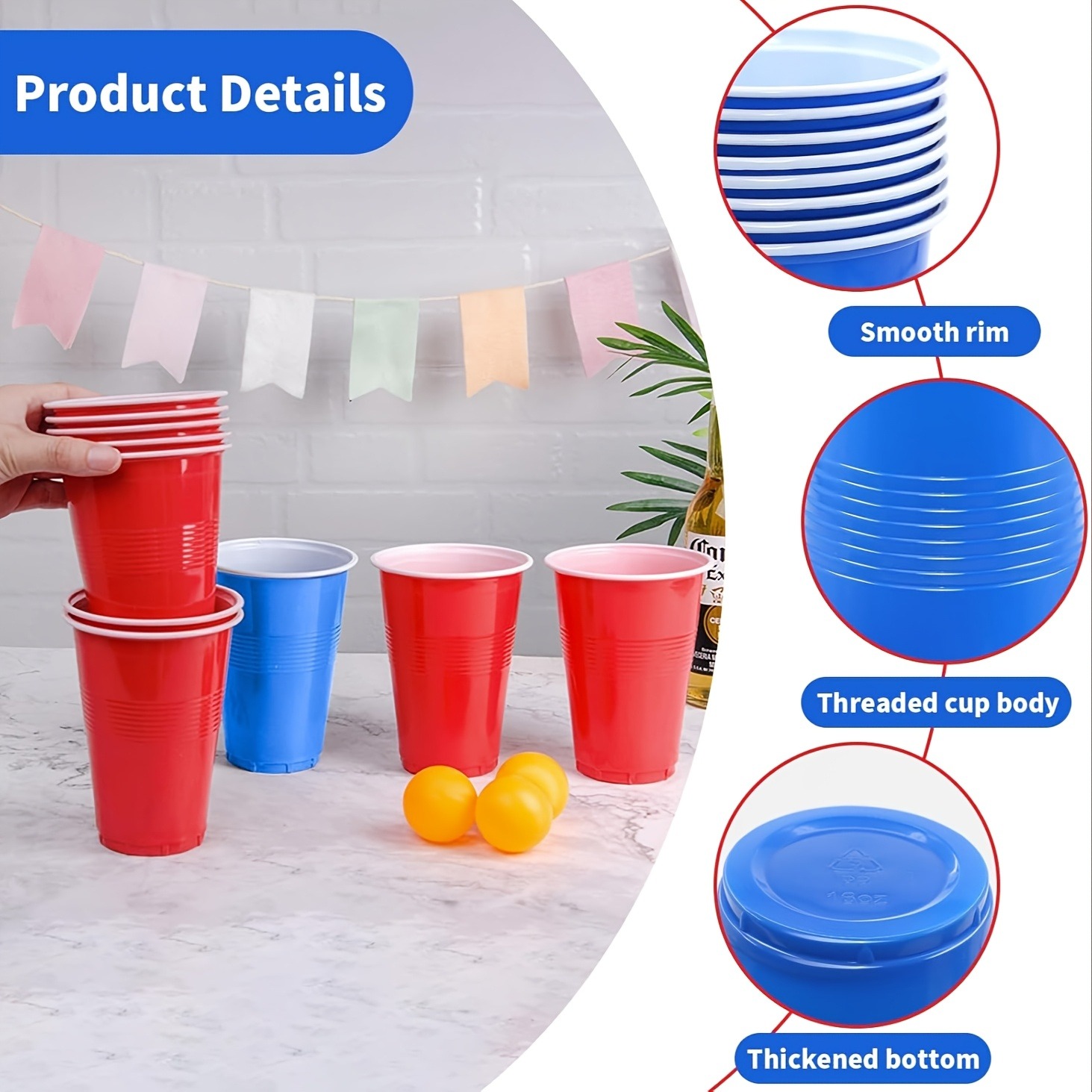 Juego de Beer Pong y Vasos par - Table Tennis Kit reseña y precio