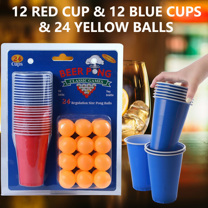Juego de Beer Pong y Vasos par - Table Tennis Kit reseña y precio