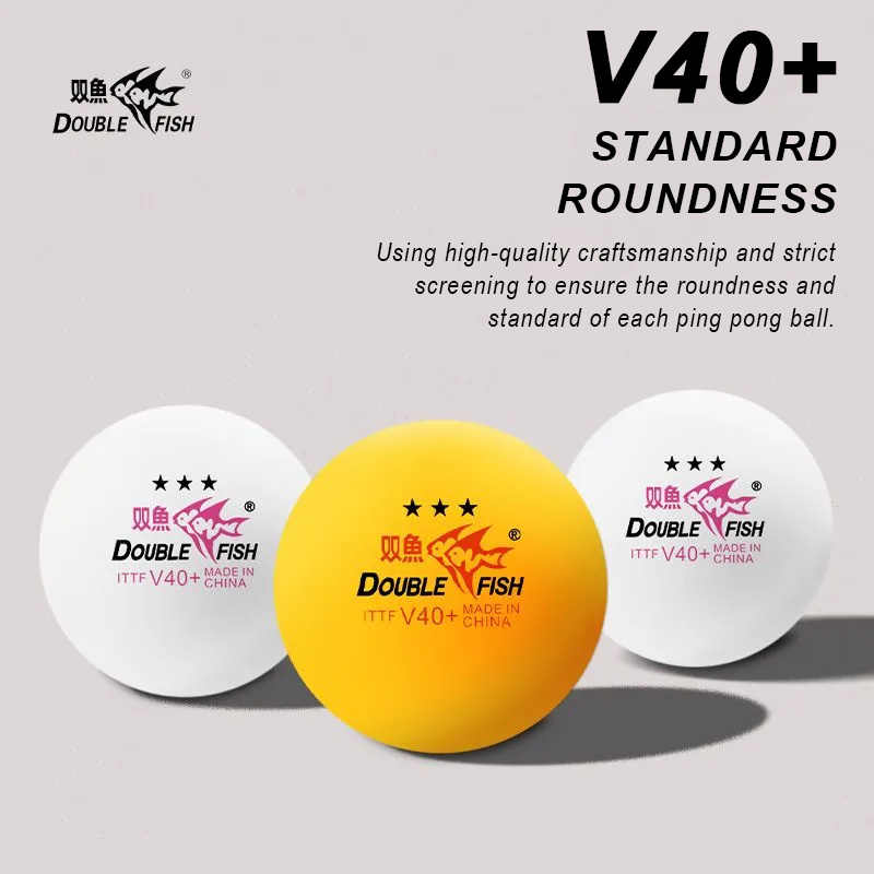 DOUBLE FISH 3 Star V40+ 30/50/ - Table Tennis Game Pc reseña y precio