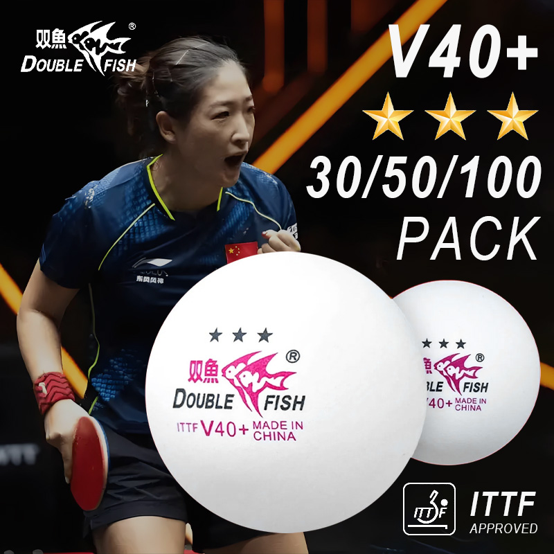 DOUBLE FISH 3 Star V40+ 30/50/ - Table Tennis Game Pc reseña y precio